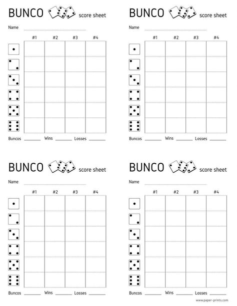 Bunko Score Sheets Free, Bunco Score Sheets Printable Free, How To Play Bunco, Bunco Rules, Bunco Score Sheets, Bunco Gifts, Bunco Ideas, Bunco Themes, Couples Games