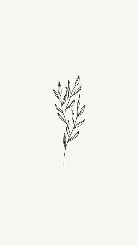 Tattoo studio Life Line Minimal Botanical Illustration, Greenery Line Art, Tattoo Ideas For Plant Lovers, Modern Plant Art, Aesthetic Plant Tattoo, Plants Illustration Simple, Minimal Plant Drawing, Greenery Drawing Simple, Simple Plants Drawing