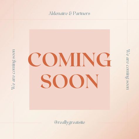 Peach Coming Soon Instagram Post - Templates by Canva Instagram Coming Soon Post Ideas, Launch Day Instagram Post, Coming Soon Instagram Post Ideas Feed, Coming Soon Instagram Post Ideas, Coming Soon Instagram Posts, Coming Soon Instagram Post Design, Coming Soon Design Instagram, Coming Soon Design Instagram Feeds, Coming Soon Poster