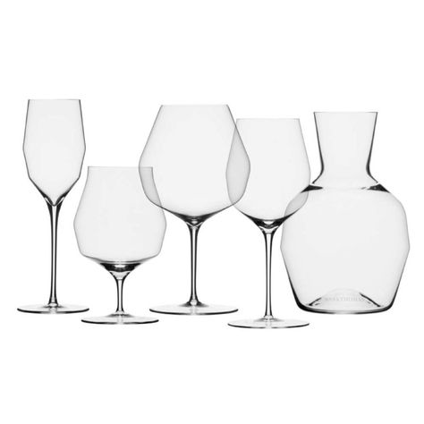 Mark Thomas Wine Glasses & Decanters | Available at Kneen & Co Mark Thomas, Bordeaux Wine, Luxury Tableware, Wine Connoisseur, Luxury Dinnerware, Wine Set, Crystal Glasses, Crystal Glassware, Wine Collection