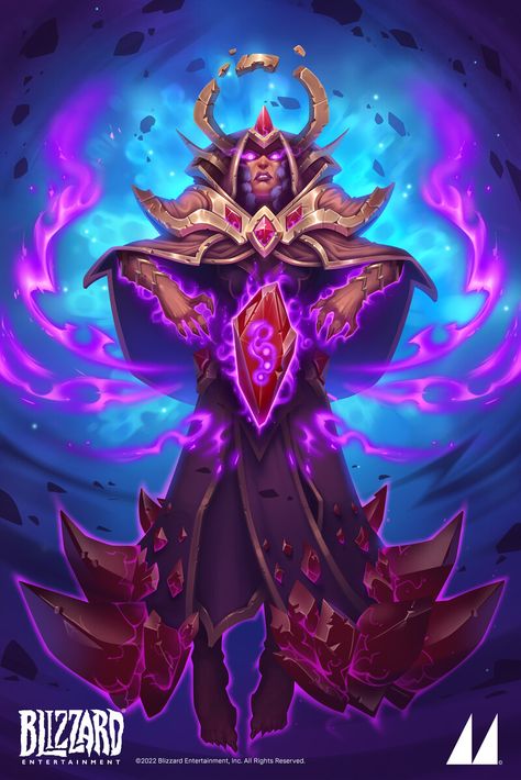 ArtStation - Hearthstone Hero Skin | Tamsin, Shadow Mage Shadow Mage, Hearthstone Heroes, Warcraft Art, Game Mode, Blizzard Entertainment, Painting Artist, World Of Warcraft, Artist Painting, The Darkest