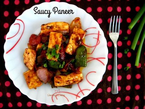 saucy-paneer-chinese Chilli Paneer Recipe Video, Paneer Recipe Video, Asian Keto, Chili Paneer, Manchurian Recipe, Chilli Paneer, Idli Recipe, Macaroni Salad Recipe, Quick Dishes