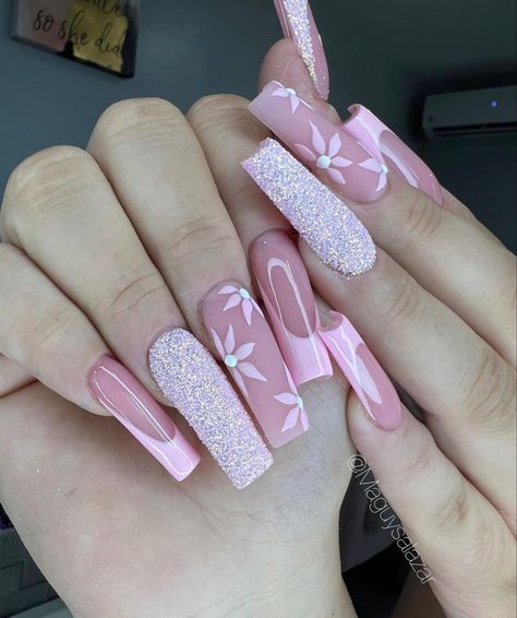 Square Baddie Acrylic Nails, Insta Baddie Nails, Insta Baddie Nails Acrylic, Instagram Baddie Acrylic Nails, Baddie Acrylic Nails, Baddie Nails Acrylic, Uñas Aesthetic, Hard Nails, Instagram Baddie