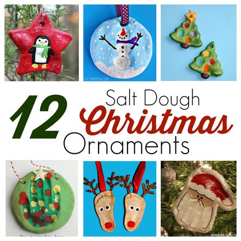 I love looking at all the beautiful glass and glittery ornaments that decorate the Christmas tree every year. But what i really love are the homemade decorations and kid-made ornaments that add that special touch to the holidays and home. Those are the ornaments you can look back on each year and remember what Christmas … … Continue reading → Salt Dough Christmas Ornaments, Salt Dough Crafts, Salt Dough Ornaments, Dough Ornaments, Food Ornaments, Angel Crafts, Salt Dough, Christmas Ornaments To Make, Christmas Crafts For Kids