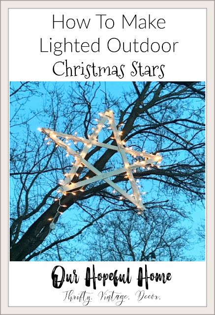 Christmas Star Lights Outdoor, Outdoor Christmas Lights Diy, Rustic Outdoor Lighting, Diy Christmas Star, Bethlehem Star, Beaded Tree, Star Christmas Lights, Christmas Light Show, Diy Christmas Lights