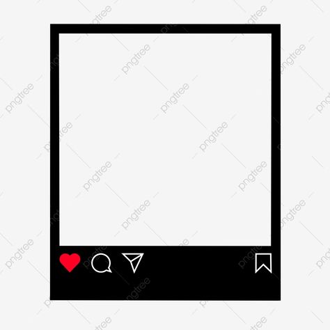 Palorid Photo Frame, Instax Frame Template, Instagram Post Frame, Photo Editing Png, Instagram Border, Photo Frame Png, Marco Polaroid, Border Transparent, Frame Foto