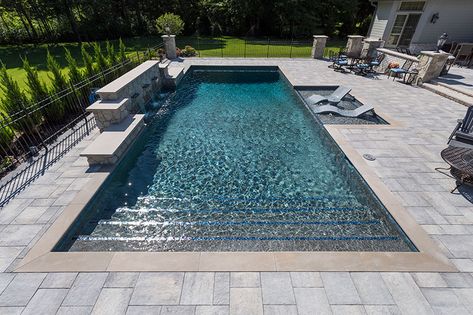 Piscina Diy, Piscina Rectangular, Rectangle Pool, Florida Pool, Living Pool, Dream Backyard Pool, Pools Backyard Inground, Pool Finishes, Pool Remodel