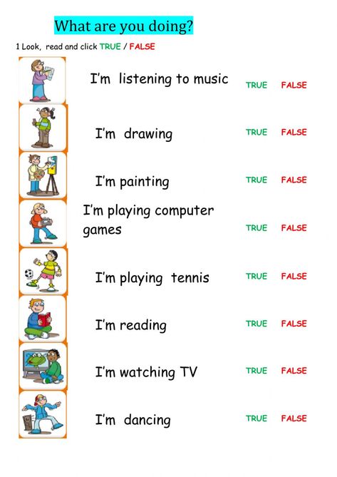 Hobbies interactive exercise for segundo. You can do the exercises online or download the worksheet as pdf. Hobbies And Activities, Hobbies Worksheet For Kindergarten, Hobbies Worksheet For Kids, Present Continuous Worksheet For Kids, My Hobby Worksheet, Materi Bahasa Inggris, Reading Comprehension Kindergarten, English Learning Books, Grammar For Kids