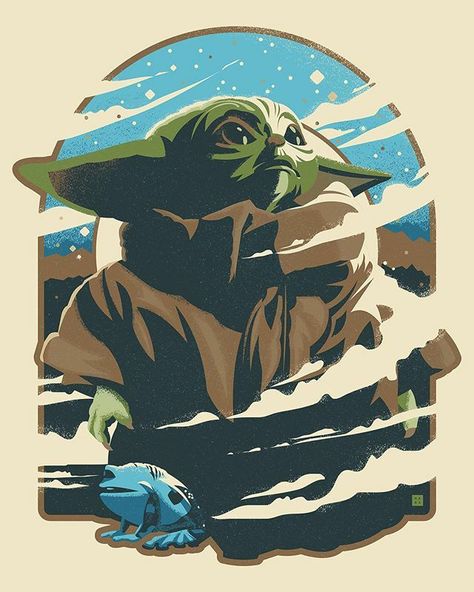 Bebe Yoda, Yoda Art, Yoda Images, Yoda Wallpaper, Star Wars Prints, Cuadros Star Wars, Star Wars Drawings, Disney Etsy, Star Wars Wallpaper