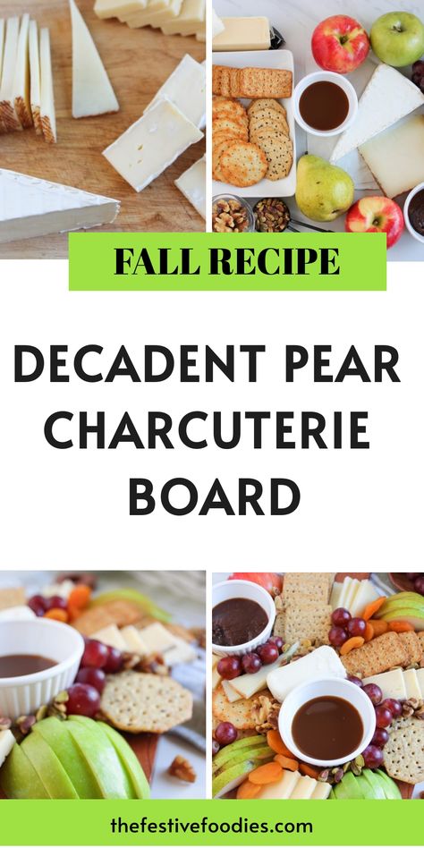 Get ready to make the ultimate Apple, Cheese & Pear Charcuterie Board that’s perfect for any season. This easy-to-assemble board features a variety of Charcuterie Board With Pears, Pear Charcuterie, Apple Cheese, Leftover Apples, Easy Autumn Recipes, Cranberry Cocktail, Apples And Cheese, Honeycrisp Apples, Pumpkin Treat