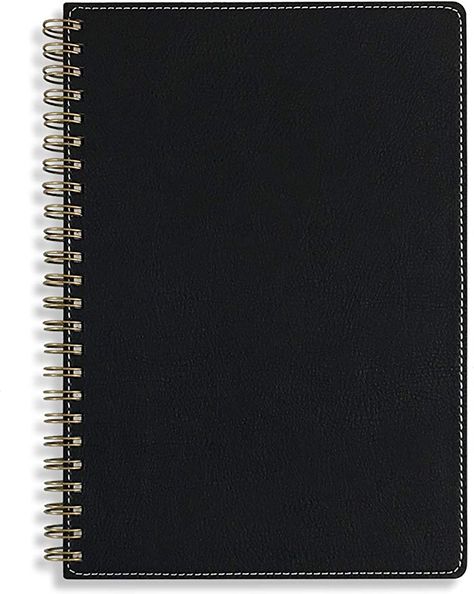 Amazon.com : Miliko A5 Size PU Leather Softcover Dot Grid Wirebound/Spiral Notebook/Journal-90 Sheets (180 Pages)-8.27 Inches x 5.67 Inches : Office Products Journal Organizer, Elegant Planner, Refillable Notebook, Graphic Art Prints, Paper Notebook, Dot Grid, A5 Notebook, Cool Notebooks, Notebook Journal