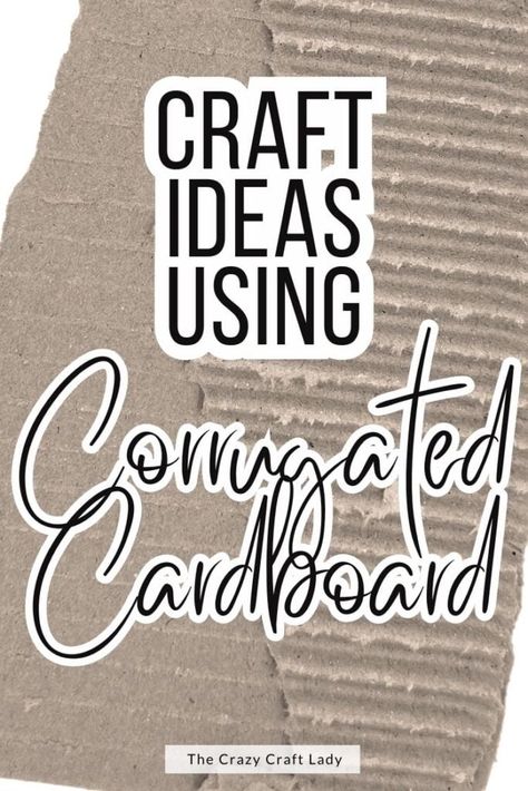 Craft Ideas Using Corrugated Cardboard Corrugated Cardboard Christmas Ornaments, Crafting With Cardboard, Cardboard Art Ideas, Cardboard Box Crafts Decor, Corrugated Cardboard Crafts, Christmas Cardboard Crafts, Crafts From Cardboard, Cardboard Diy Ideas, Things To Make With Cardboard