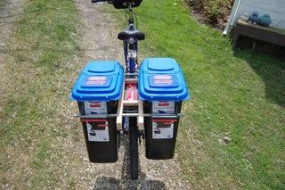 Waterproof Bicycle Pannier Boxes (with Pictures) - Instructables Bicycle Sidecar, Cross Country Bike, Bicycle Panniers, Bike Panniers, Weekend Camping Trip, Go Ride, Bicycle Rack, Cafe Racer Build, Bike Trailer