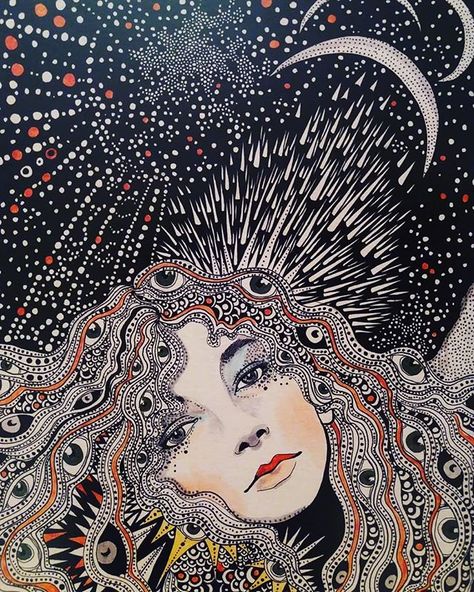 Daria Hlazatova on Instagram: “"Aerial" prints are now available in the etsy shop (link in bio) #dariahlazatova #drawing #illustration #katebush #music #inspiration…” Psy Art, Soyut Sanat Tabloları, Arte Inspo, Wow Art, Arte Horror, Fantasy Illustration, Drawing Tutorials, Pics Art, Keanu Reeves