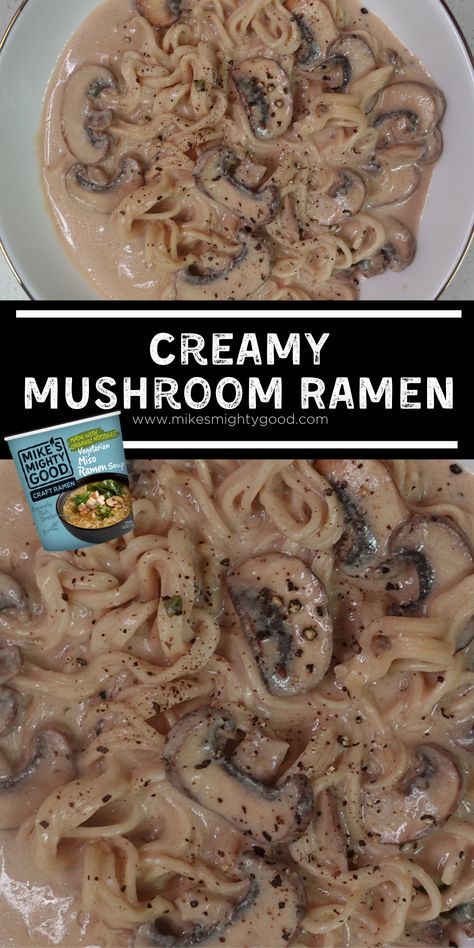 Move over, cream of mushroom soup. Creamy mushroom ramen is an elite flavor combination that will satisfy your noodle cravings. Ramen Noodles With Cream Of Mushroom, Ramen With Mushroom Soup, Ramen And Cream Of Mushroom Soup, Cream Of Mushroom Soup Ramen, Cream Of Mushroom Ramen Noodles, Creamy Mushroom Ramen, Creamy Mushroom Noodle Soup, Cream Of Mushroom Ramen, Ramen With Cream Of Mushroom