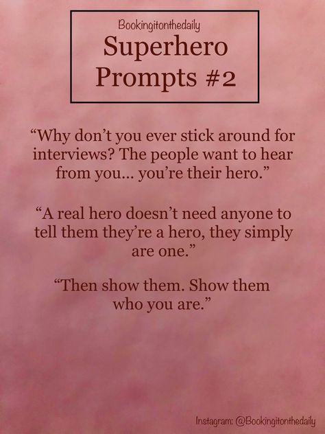 Superhero Ideas Writing, How To Write Superheroes, Superhero Origin Story Ideas, Superhero Story Ideas, Hero And Villain Writing Prompts, Superhero Prompts, Thriller Prompts, Hero Prompts, Superhero Writing Prompts