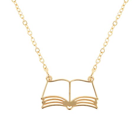 PRICES MAY VARY. Unique Design: Our book pendant necklace adopt a hollow book frame pattern, a smooth, metallic texture, cute and elegant, suitable for various occasions, whether dating, commuting or outing, are very suitable for wearing. The unique style design makes you stand out easily. Book Lover Gift: Whether you are an avid reader , a devoted teacher or a bookworm, these necklace with book pattern are a wonderful expression of your interests. Exquisite Jewelry Packaging: As a bookish theme gift, we paired this necklace with an elegant black jewelry box with a hand-held strap made of quality silk to add texture to your gift. Gift For Most Holidays: As the perfect reader gift idea, is the perfect gift for the reading lover's birthday, christmas, mother's day, graduation, valentine's da Bookish Gift Ideas, Bookish Jewelry, Book Lover Gift Ideas, Book Themed Gifts, Year End Teacher Gifts, Jewelry Goals, Gift Ideas For Book Lovers, Bookish Items, Book Frame