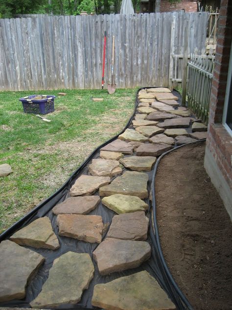 Stepping Stone Pathway, Flagstone Pathway, Owner Builder, Flagstone Walkway, Flagstone Path, Garden Pathways, Backyard Walkway, Walkway Landscaping, Pathway Landscaping