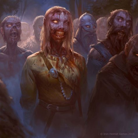 devin platts | Paintable.cc 25 Spooky Halloween Digital Paintings to Give You Nightmares! #digitalpainting #digitalart #halloween Zombie Concept, Zombie Artwork, Zombie Horde, Zombicide Black Plague, Arte Zombie, Zombie Army, Apocalypse Art, Zombie Art, Jaime Lannister