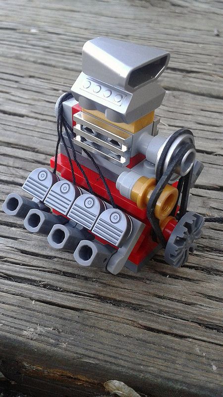 Lego Technic Motor Ideas, Lego Motor Ideas, Lego Car Ideas, Lego Engine, Chase Mccain, Deco Lego, Lego Hacks, Lego Auto, Instructions Lego