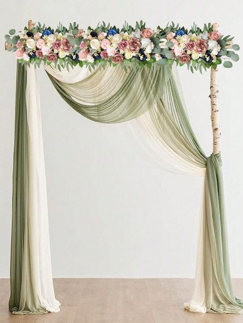 Pink  Collar     Embellished   Home Decor Office With Daybed, Flowers Arch, Flower Swag, Party Home Decoration, Backdrop Frame, Arch Backdrop, Artificial Flowers Wedding, Floral Swag, Floral Party