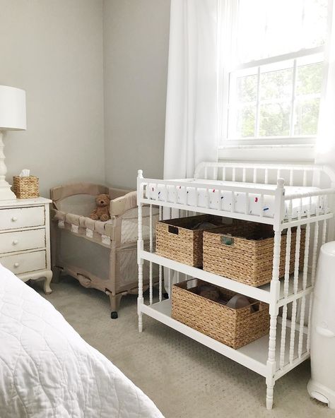 Changing Table In Parents Bedroom, Mobile Above Changing Table, Changing Table In Front Of Window, Small Changing Table Ideas, Changing Table Redo, Changing Table Ideas, Ikea Changing Table, Jenny Lind Changing Table, Changing Table Decor