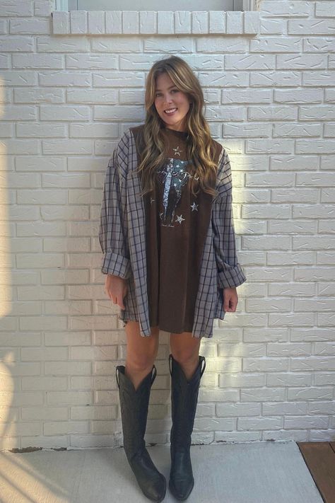 Reworked Country & Proud Tshirt with flannel sleeves  One size fits most. Can fit XS-XL depending on desired fit.   One of a kind!!   Model is 5'5", typically small in tops DETAILS & CARE: MACHINE WASH GENTLE HANG DRY