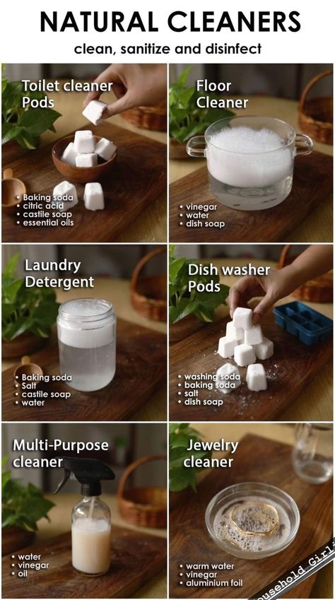 Homemade Cleaning Supplies, Natural Cleaning Recipes, Clean Baking, Homemade Cleaners, Homemade Cleaning Solutions, Diy Cleaning Hacks, Diy Home Cleaning, Pola Kartu, Baking Soda Shampoo