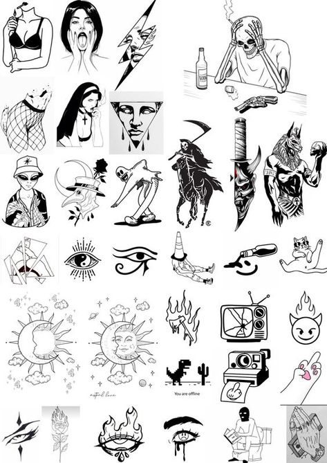 Types Of Tattoo Art Styles, Different Types Of Tattoos Style, Dark Patchwork Tattoo, Patchy Tattoos, Mens Patchwork Tattoo Ideas, Mini Anime Tattoos, Patchwork Half Sleeve Tattoo, Anime Style Tattoos, Tatuajes Ignorant