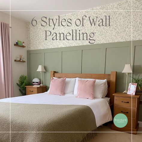 Wall panelling in a bedroom Panel Bedroom Wall, Bedroom Paneling, Bedroom Panelling, Mdf Wall Panels, Wall Panels Bedroom, Tongue And Groove Panelling, Wall Paneling Diy, Panel Bedroom, Wall Panelling