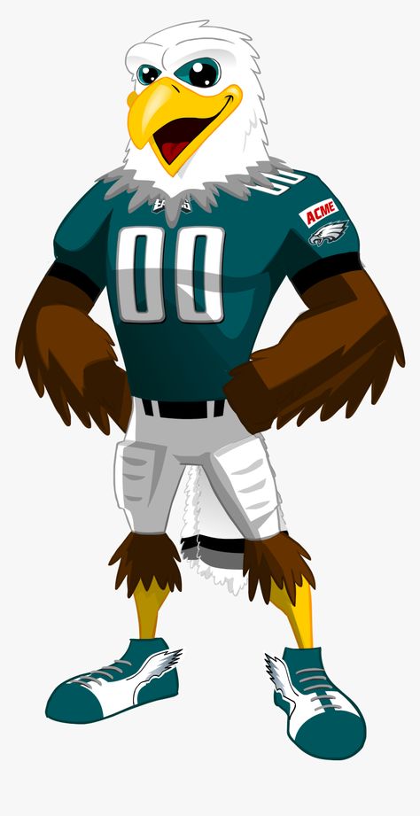 Swoop Eagles Mascot, Philadelphia Eagles Clipart, Philadelphia Eagles Mascot, Eagle Mascot Design, Superbowl Logo, Eagles Mascot, Eagle Cartoon, Mural Inspiration, Eagle Drawing