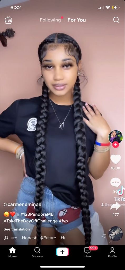 Two French Braid Hairstyles Black Women, French Braid For Black Women, Two Braids Black Hair, French Braids On Black Women, Two Long French Braids Black Women, Black French Braids For Black Women, Black Women French Braids, Long French Braids Black Hair, Two French Braids Black Women