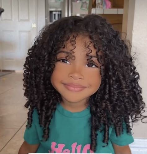 Curly Hair Baby, Mixed Girl Hairstyles, Daughter Hairstyles, Mix Baby Girl, Curly Kids, Biracial Hair, Kids Curly Hairstyles, Cute Mixed Babies, Cute Black Babies