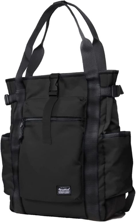 Amazon.com: Rangeland Unisex Laptop Tote Backpack Convertible Lightweight Durable Stylish Everyday Shoulder Tote bag Backpack with Water Bottle Pocket for Women Work Travel School, Blue-Green : Electronics Bag Pocket Design, Tote Bag With Water Bottle Pocket, Men’s Bags, Laptop Bag Design, Lipault Luggage, Laptop Bags For Women, Work Bags For Women, Euro Travel, Cool School Bags