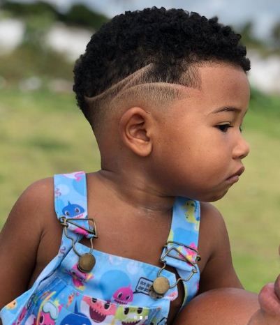 Little Boy Haircut Design On Side, Toddler Haircut Boy Black Hair, Toddler Boy Haircuts Black, Baby Boy Haircut Black, Mixed Toddler Boy Haircut, Black Boy Haircuts Kids, Toddler Haircut Boy Black, Little Black Boys Haircut, Kids Hair Designs Boys