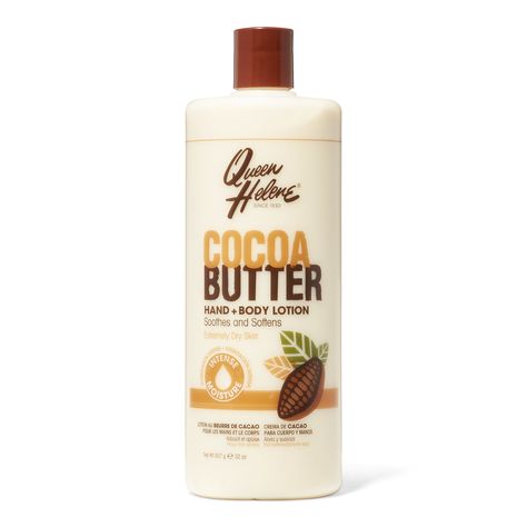 Queen Helene Cocoa Butter Lotion soothes and softens dry, irritated skin. It's recommended as an effective facial moisturizer for day or night use. Mango Butter Lotion Recipe, Mango Butter Lotion, Cocoa Butter Body Lotion, Queen Helene, Cocoa Butter Lotion, Lotion Recipe, Body Lotions, Sally Beauty, Wrinkled Skin