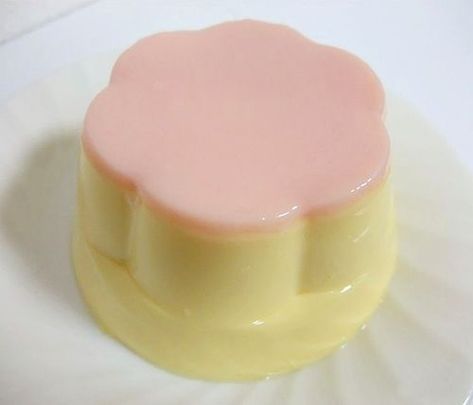 Pinterest: ☾Nemesis☽ Strawberry Pudding, Yellow And Pink, Pink And Yellow, Flan, Cake, Yellow, Pink, White