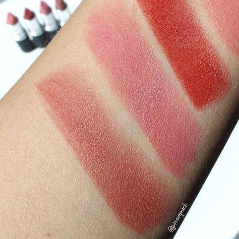 Mac Powder KISS Lipsticks swatches - Sultry Move, Sultriness Mac Powder Kiss Lipstick Sultriness, Mac Sultriness Lipstick, Mac Sultry Move Lipstick, Mac Powder Kiss Lipstick Swatches, Mac Lipstick Swatches, Mac Powder, Lipstick Swatches, Smooth Lips, Lip Hydration