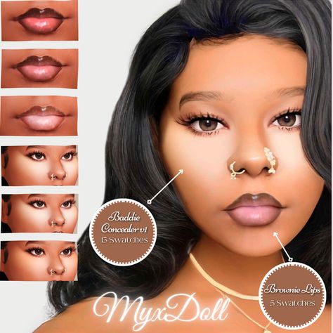 Sims 4 Cc Lip Color, Female Sims 4 Cc Makeup, Sims 4 Modeling Agency Build, Sims 4 Makeup Concealer, Concealer Sims 4 Cc, Sims Mods Eyelashes, Free Cc For Sims 4, Sims Face Cc Free, Dreamgirl Lashes Sims 4