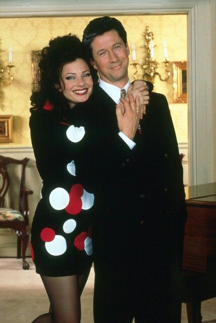 Fran and Maxwell Nanny Show, Mr Sheffield, Nana Fine, Die Nanny, Miss Fine, Charles Shaughnessy, Nanny Outfit, Fran Fine Outfits, Fran Drescher