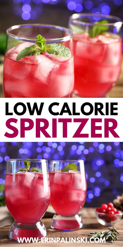 Beat the heat with this refreshing low calorie spritzer! This light and bubbly drink is perfect for summer gatherings or as a guilt-free refreshment any time of year. Easy Low Calorie Drinks Alcohol, Low Calorie Mixed Drinks Alcohol, Low Calorie Mocktail Recipe, Low Calorie Drinks Alcohol, Low Cal Alcoholic Drinks, Low Calorie Tequila Drinks, Low Calorie Mixed Drinks, Low Calorie Alcoholic Drinks, Alcoholic Drink Recipe