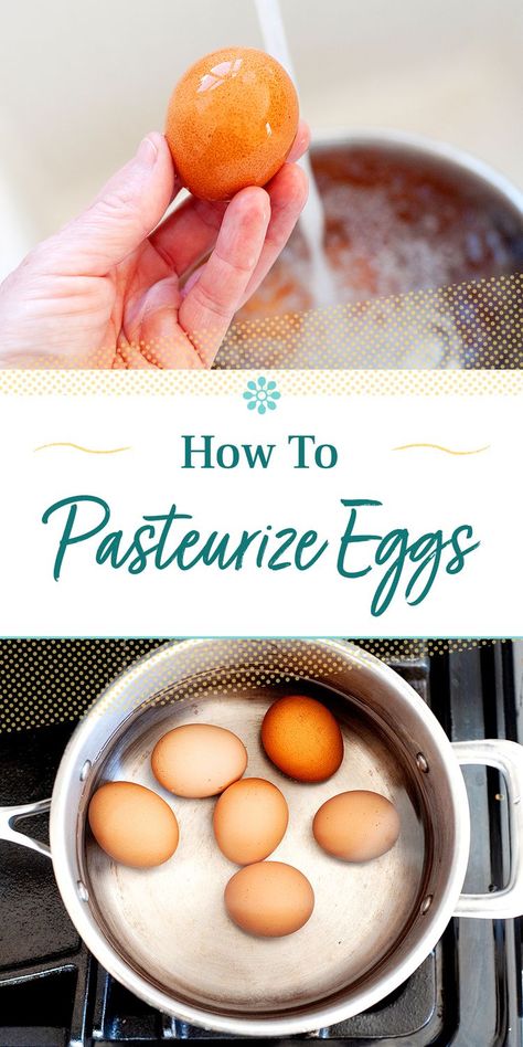 How to Pasteurize Eggs at Home How To Pasteurize Eggs, Pasturized Eggs How To, Spicy Tips, Pasteurized Eggs, Mini Farms, Keto Ingredients, Diy Condiments, Best Egg Recipes, Raw Eggs