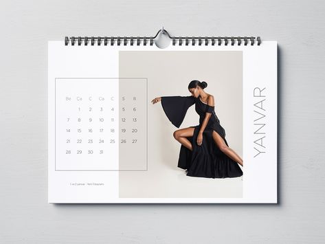 Calendar Project for Dancers | 2019 on Behance Fashion Calendar Design, Minimal Calendar Design, Calendar Design Ideas Creative 2023, Creative Calendar Design Layout, Calender Design Ideas Creative, Calendar Layout Design, Creative Calendar Ideas, Calendar Design 2023, Calendar Ideas Design