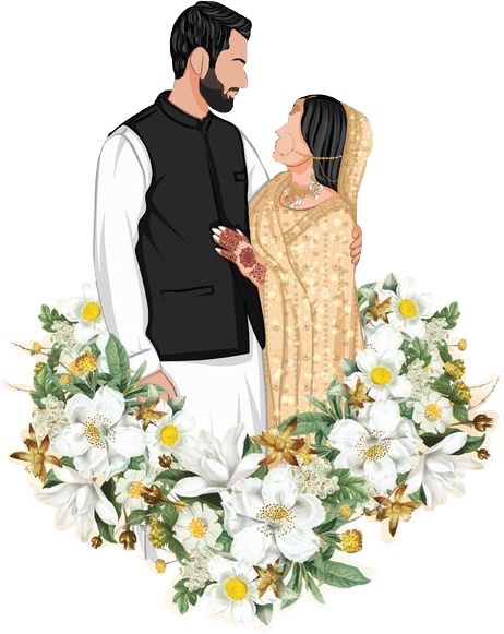 Save The Date Videos, Simple Wedding Invitation Card, Baat Pakki, Wedding Illustration Card, Bride And Groom Cartoon, Digital Wedding Invitations Templates, Simple Wedding Cards, Wedding Card Design Indian, Wedding Drawing