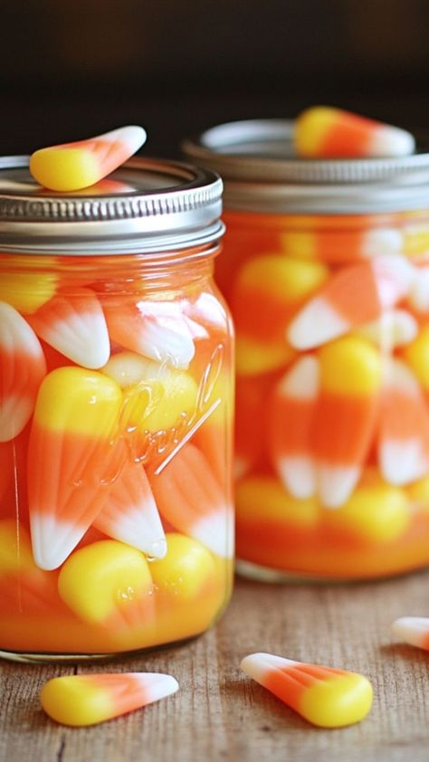 Candy Corn Mason Jars are the perfect addition to your Halloween setup! 🧡🍬 Bright, colorful, and full of seasonal charm, these jars are great for treats, decorating, or gifting. Add a touch of candy corn magic to your home today! 😋🎃 #CandyCornJars #HalloweenCrafts #FestiveDecor Candy Corn Wedding Favors, Candy Corn Drink, Candy Corn Candles Diy, Candy Corn Mason Jar, Candy Corn Candles, Candy Corn Candle, Autumn Witch, Wedding Candy, Fall Treats