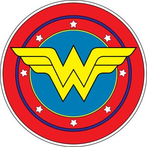 Mulher Maravilha Logo Vector Superheroes Logo, Shield Template, Superhero Printables, Wonder Woman Birthday Party, Superhero Christmas, Superhero Cookies, Wonder Woman Party, Wonder Woman Birthday, Woman Vector