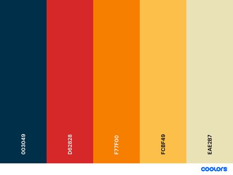 5 Color Combinations, Yellow Color Combinations, Pantone Color Chart, Flat Color Palette, Hex Color Palette, Pin Search, Coloring Images, Color Schemes Colour Palettes, Good Color Combinations