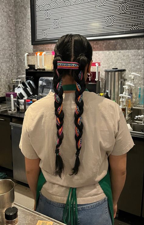 Peruvian Braids, Mayan Hairstyles, Native American Hairstyles For Women, Indigenous Braids, Aztec Hairstyles, Indigenous Hairstyles, Native Hairstyles, Mexican Hair Styles, Native American Hairstyles