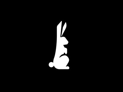 Black Rabbit Illustration, Rabbit Illustration Design, Matrix Logo, Rabbit Logo Ideas, Rabbit Graphic Design, Rabbit Black And White, Rabbit Logo Design, Rabbit Logo Illustration, Rabbit Vector Illustration