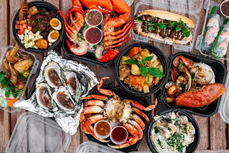 Best Long Beach Restaurants to Eat at Right Now - Thrillist Beach Restaurant Food, Long Beach Restaurants, Hainan Chicken, Tamarind Sauce, Beach Dinner, Beef Sticks, Perdido Key, Bar Scene, Sweet Butter